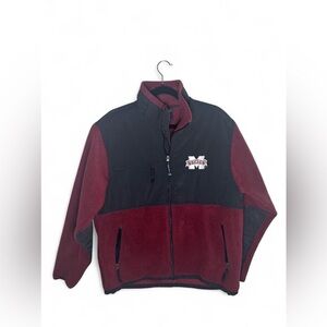 Charles River Apparel Mississippi State Bulldogs Fleece Jacket Large